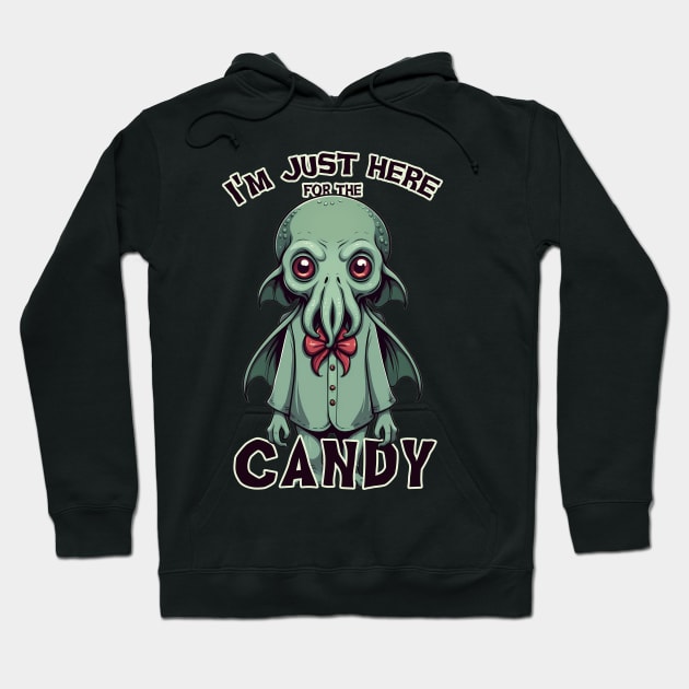 Just for the candy. Cthulhu Halloween Hoodie by MaxDeSanje 